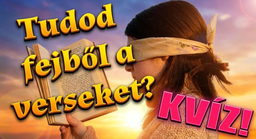 Irodalom kvíz: Emlékszel még az általános iskolában tanult legszebb versekre?