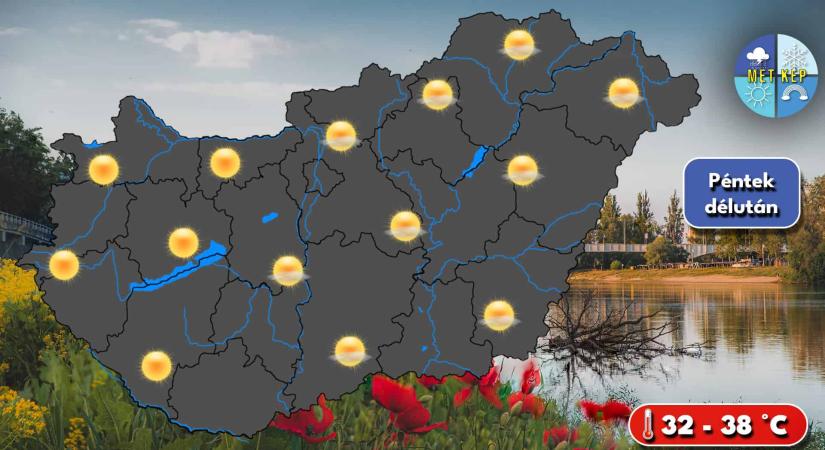 Tovább fokozódik a hőség