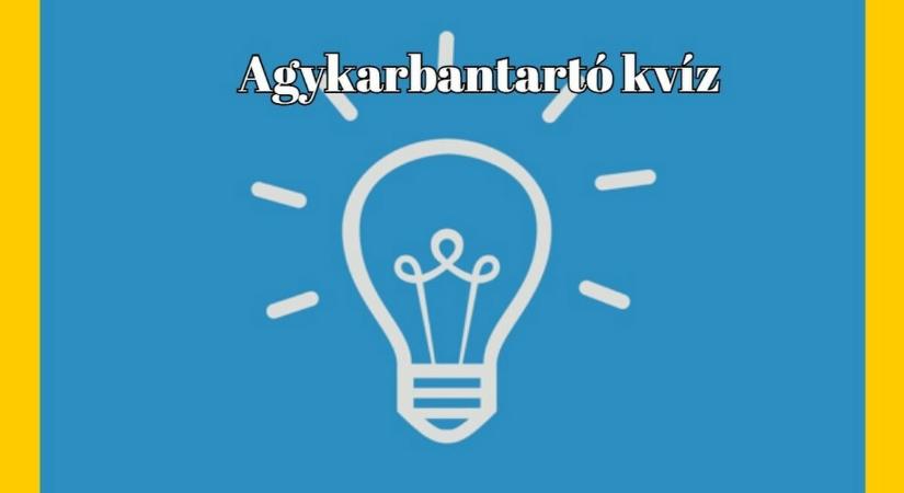 Ezekre az egyszerű kvízkérdésekre az emberek fele tud hibátlanul válaszolni - Agykarbantartó kvíz