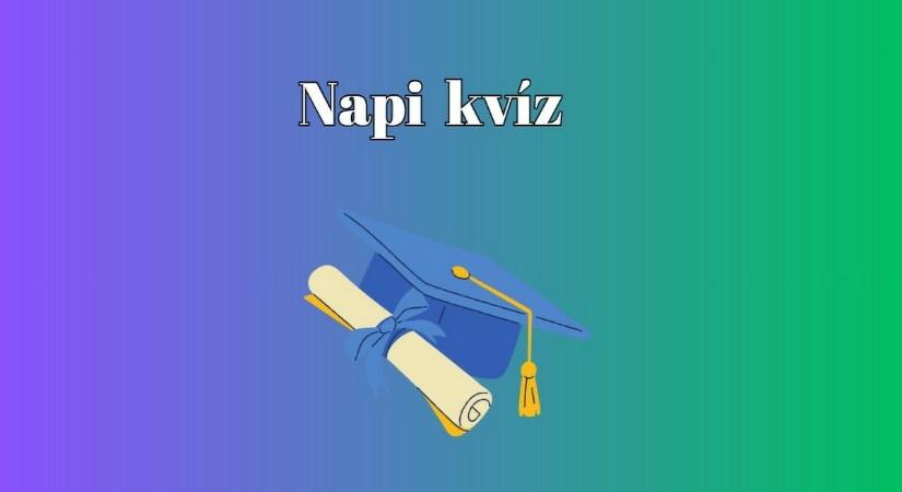 Agykarbantartó kvíz - Az emberek többsége 5 választ tud ezekből az egyszerű kérdésekből