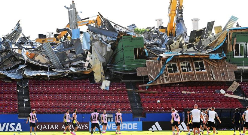 „Mi a fene történt itt?” – katasztrófafilmbe illő stadionban kellett edzenie a svéd válogatottnak