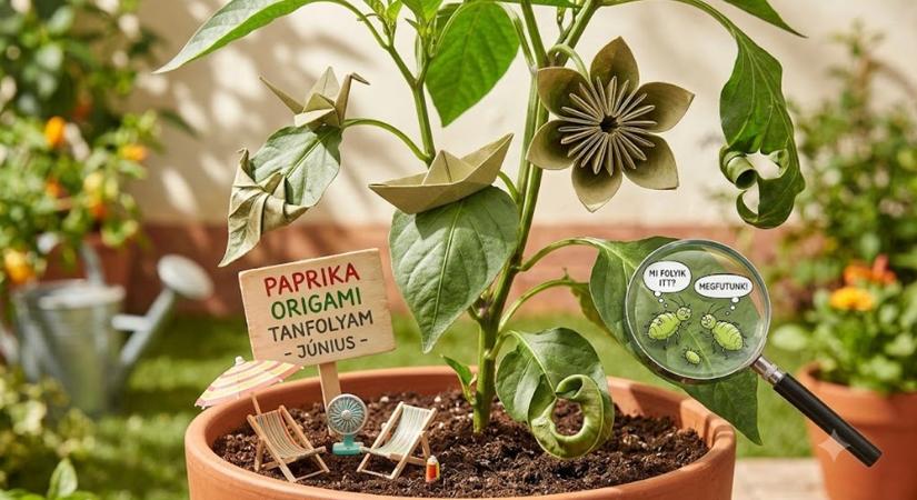A paprika levele pöndörödik: hőség, tetű, vízstressz vagy tápanyaggond?