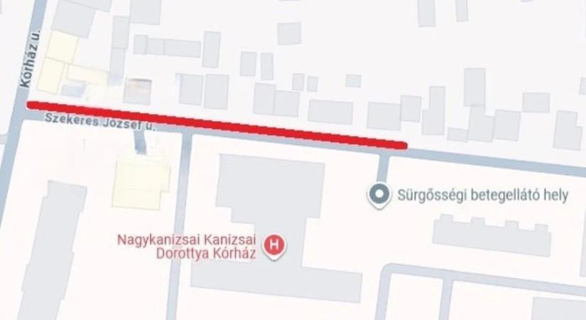 Félpályás forgalomkorlátozás várható a Szekeres József utcában