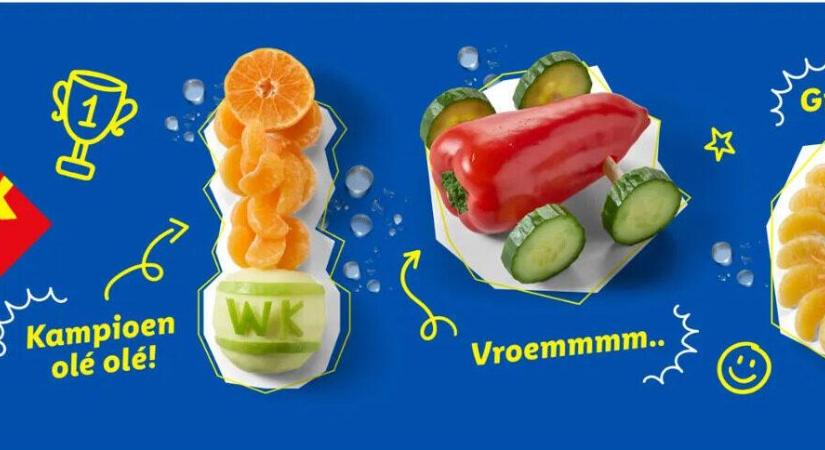 Játékos kampánnyal ösztönzi a gyerekeket zöldség- és gyümölcsfogyasztásra a Lidl Hollandiában