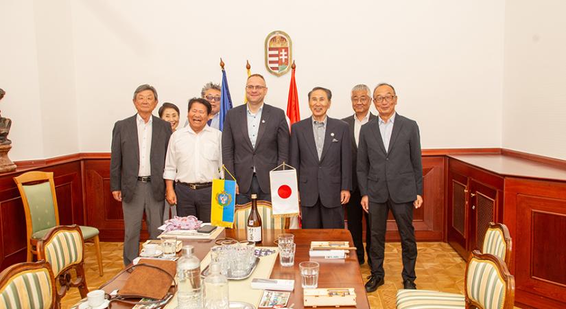 Japán delegáció Szolnokon
