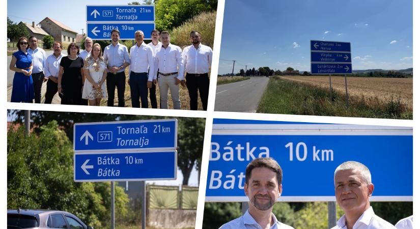 Kétnyelvű közúti táblákat helyeztek ki Besztercebánya megye magyarlakta településein