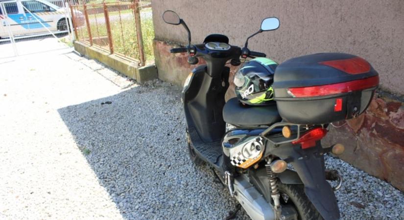 Nem akart sétálni a zalai férfi, inkább nekiállt kitolni egy motort egy udvarból