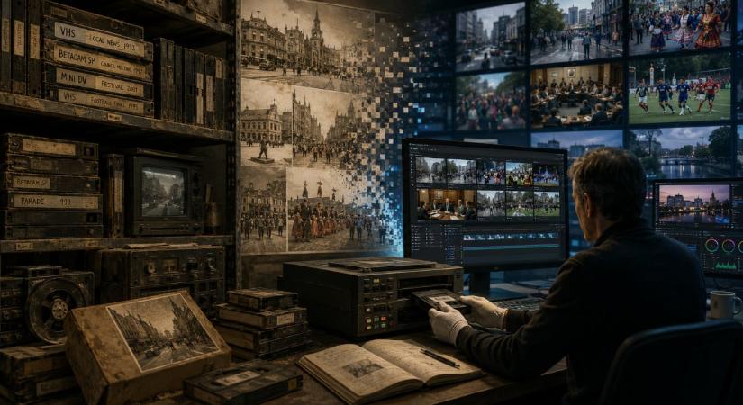 Eltűnhet a magyar városok mozgóképes emlékezete – ki menti meg a helyi televíziók archívumait?