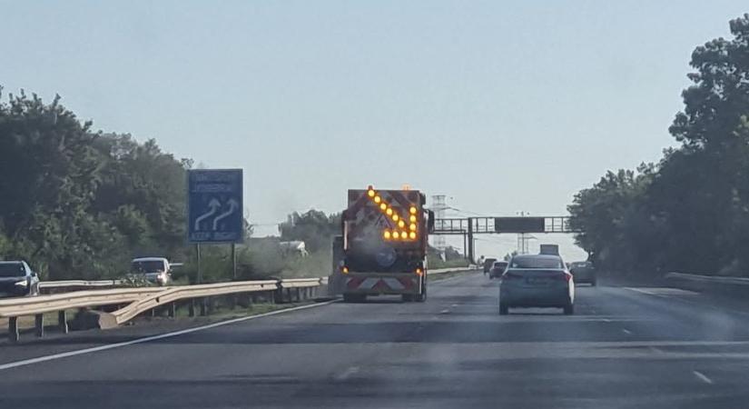 Óvatosan az autópályán, munkálatok az M7-esen!