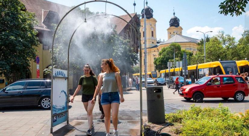 Így védekezik Debrecen a hőség ellen!