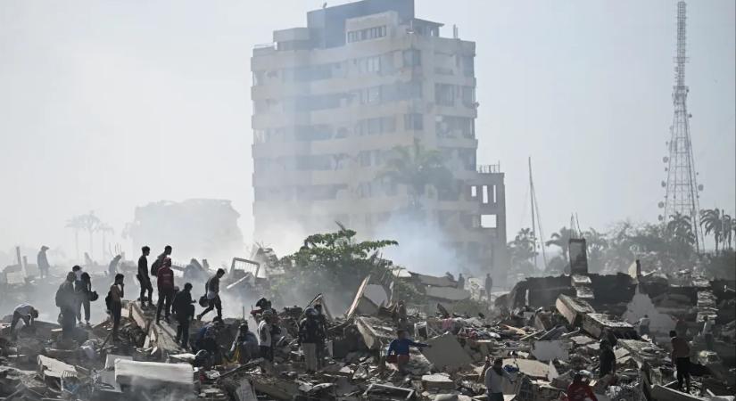 Majdnem 600-ra nőtt a venezuelai földrengés áldozatainak száma, több tízezer embert még mindig keresnek