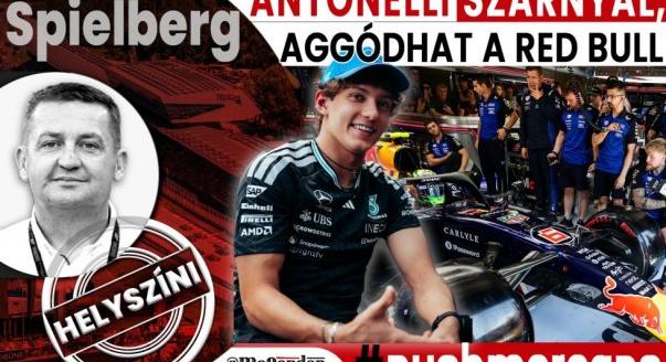 Helyszíni: Antonelli szárnyal, aggódhat a Red Bull