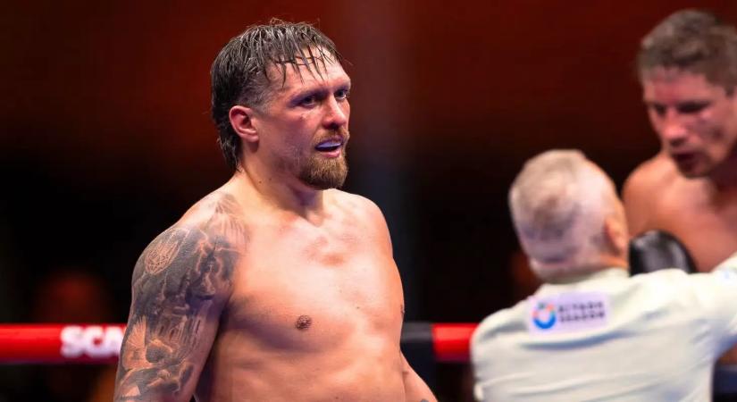 Usyk lemondott világbajnoki öveiről, de egy utolsó meccset még vállal