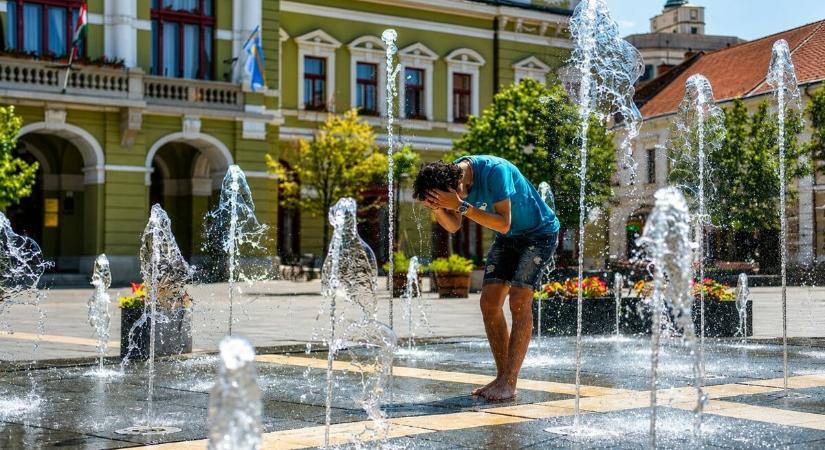 Harmadfokú a hőségriasztás az egész ország területén