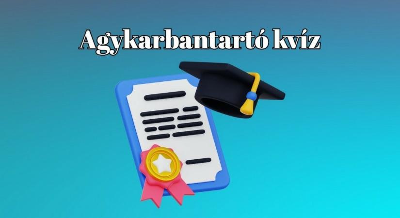 Ezt a zsenimágnes kvízt csak a legkiválóbb játékosok játsszák le hiba nélkül - Napi agykarbantartó