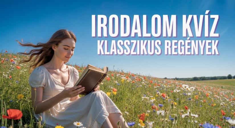 Irodalom kvíz: Ismered a klasszikus regényeket? Mutasd meg, hogy téged nem lehet megvezetni!