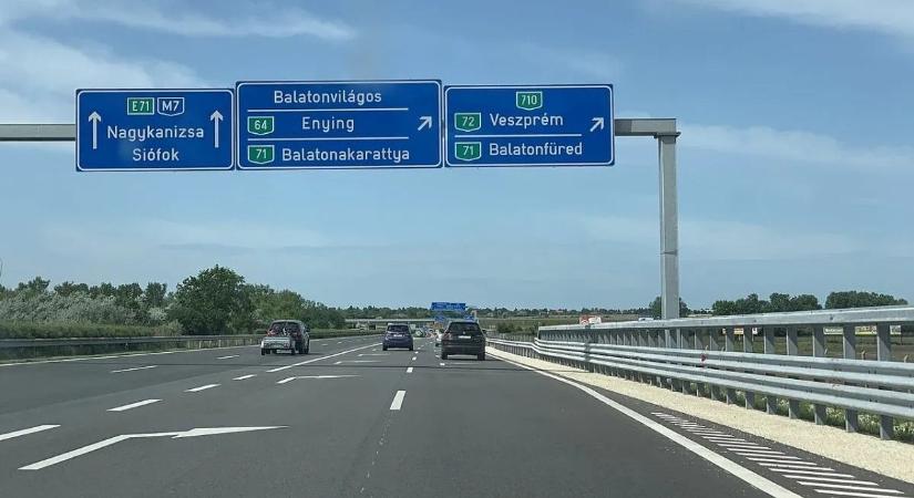 Már reggel elesett az M7-es: térképen a legjobb balatoni menekülőutak