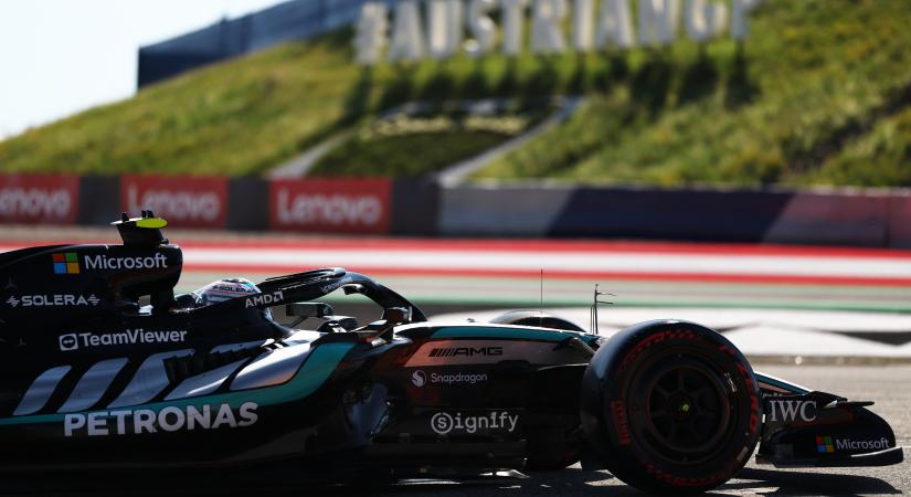 Benézett zászlón úszott el a Mercedes-pilóta F1-es időmérője