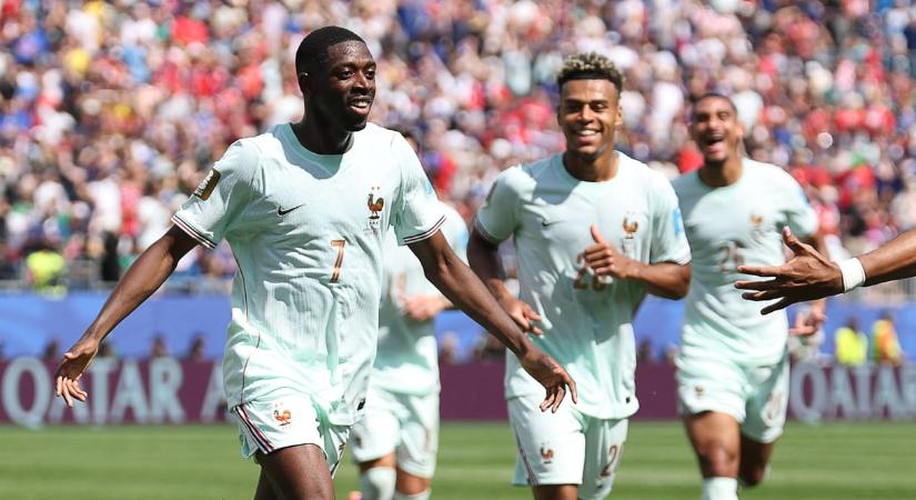 Dembélé mesterhármasával és Doué fejesével könnyedén verte Franciaország Norvégiát