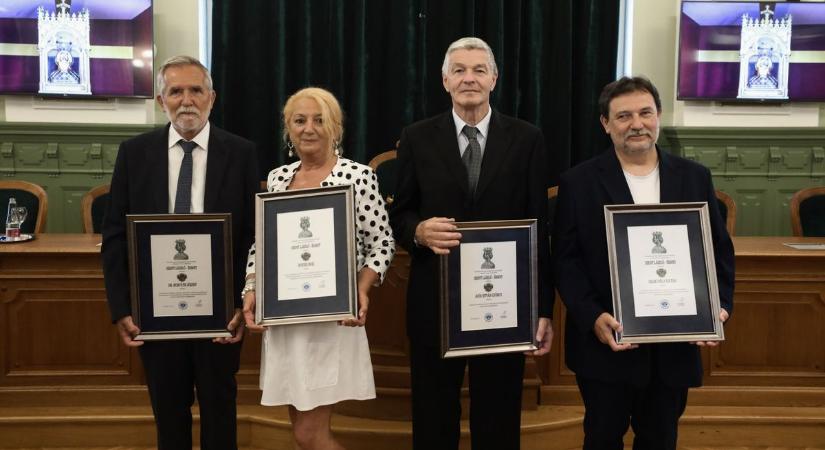 Négy kiválóság vehette át a Szent László-díjat Győr ünnepi közgyűlésén - fotók, videó