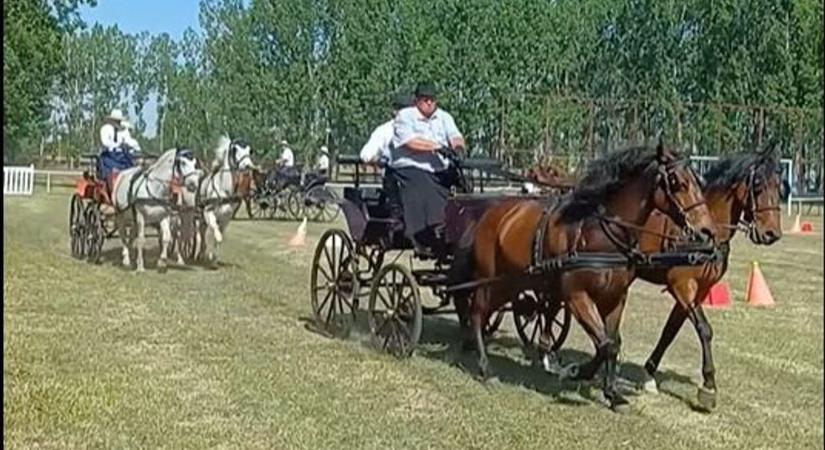 Ellepték a fogathajtók a hajdú-bihari települést - videóval!