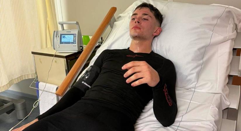 Rémálommá vált a kvalifikáció a hajdú-bihari versenyző számára: törés és totálkáros motor lett a vége
