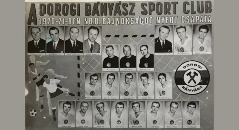 55 éve történt: Bajnoki címet nyert és az NB I/B-be jutott a Dorogi Bányász labdarúgócsapata