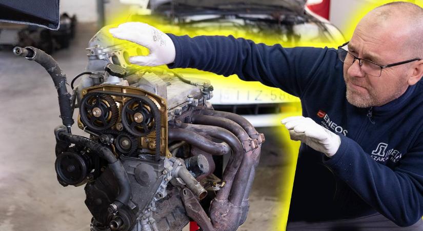 Csúnya dolgok a Celica motorjában - Tibi Műhelye, a Celica-projekt 1. rész: a szétszedés