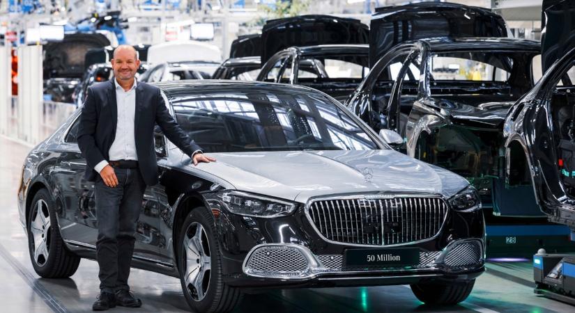 Egy Maybach lett az 50. milliomodik Mercedes-Benz
