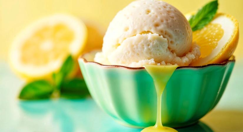 4 hozzávalós citromfagyi recept, ami életmentő a kánikulában