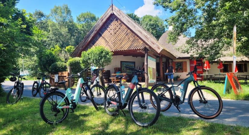 Könnyű e-bike túra a Kis-Balatonnál…
