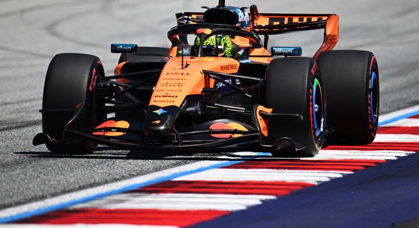 Repedést találtak Norris autóján, volt pánik a McLarennél