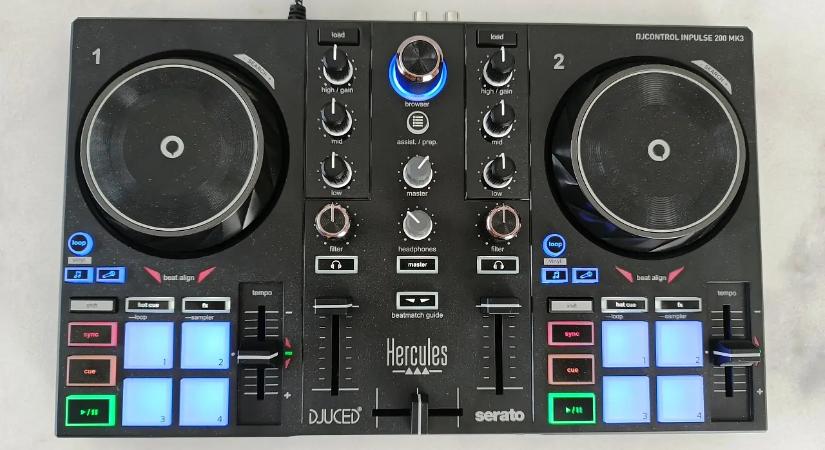 Hercules DJControl Inpulse 200 Mk3 teszt – Három a francia igazság!