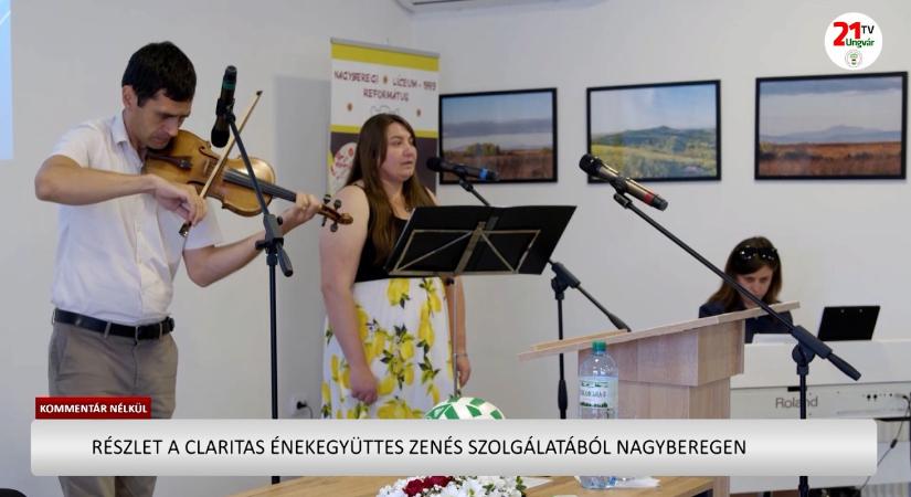 Kommentár nélkül (2026.06.28) - Részlet a Claritas Énekegyüttes zenés szolgálatából Nagyberegen (videó)