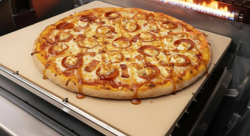 Grillezett hawaii pizza - ropogós tészta, füstös sonka és karamellizált ananász a parázs fölött