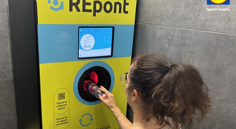 Már 1 milliárd italcsomagolást váltottak vissza a Lidl-ben