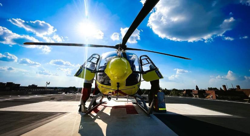 Nagy a baj, mentőhelikopter kellett az M7-hez