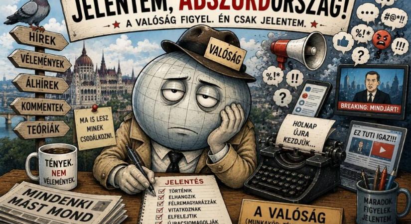 Jelentem, Abszurdország – Közlemény a Valóságtól
