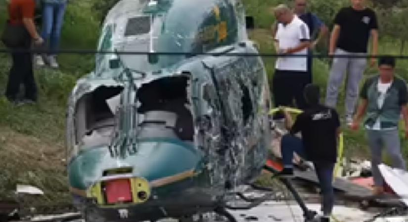 Lezuhant a szaúdi Aramco olajtársaság helikoptere, többen meghaltak