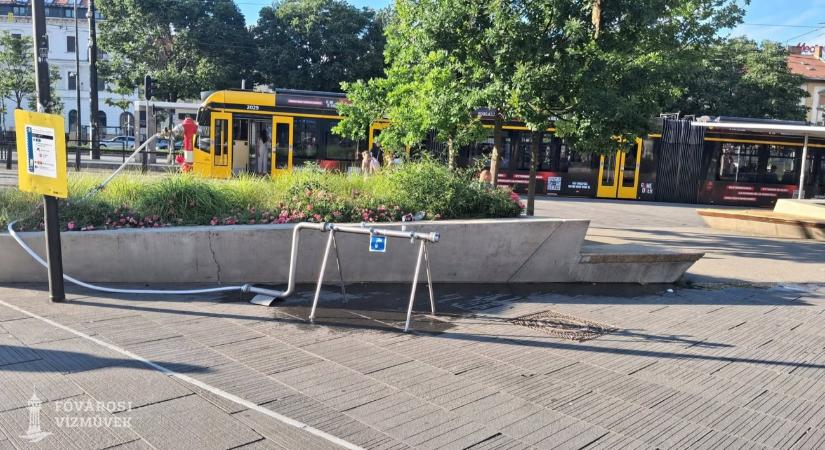 Csapállványok a hőség ellen: 22 ideiglenes vízosztó pont nyílt Budapesten
