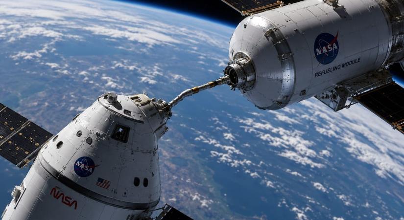 Kitalálta a NASA, hogyan lehetne megtankolni az űrhajókat az űrben