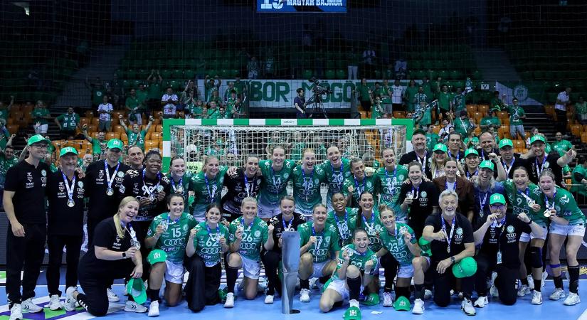 Női kézilabda: eltaláltuk a Győr bajnoki címét és a Ferencváros második helyét is