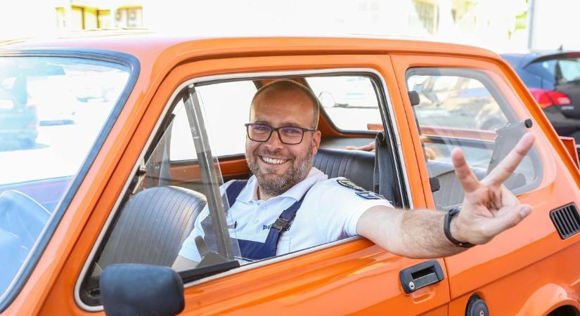 Szívet melengető történet miatt a kis Polski a mindene a székesfehérvári rendőrnek