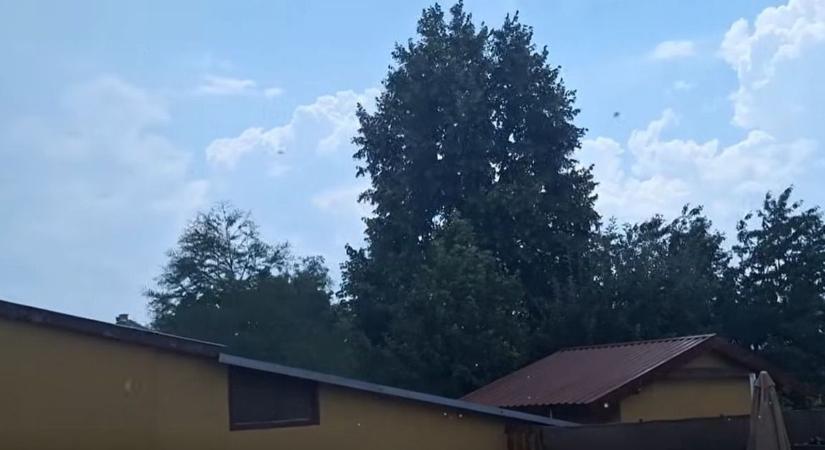 Jégeső törte meg a forróságot több borsodi településen – videók a záporról