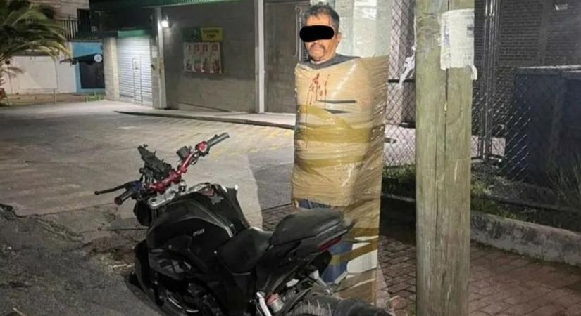 A mexikói Batman éjszaka csap le, reggelre már oszlopokhoz kötözött emberek várják a rendőröket