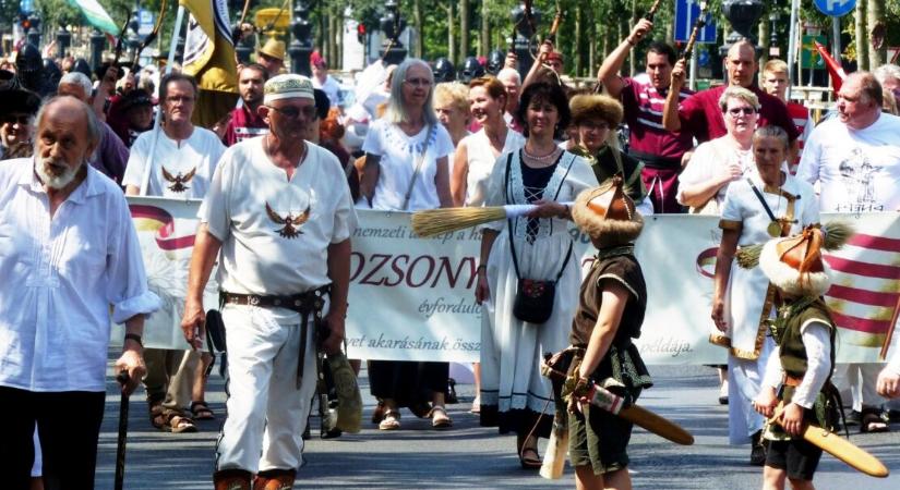 A pozsonyi csata emléke örök