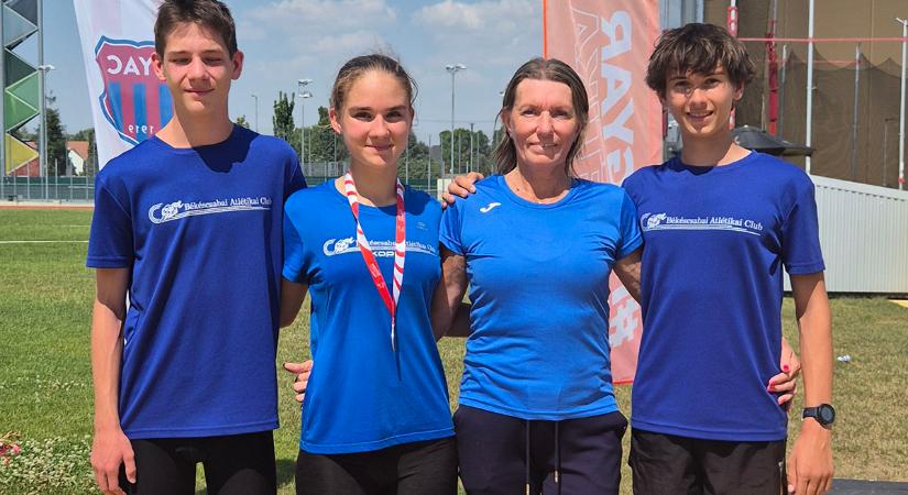 Ezüsttel és bajnoki címmel zárták az U18-as ob-t a békéscsabai atléták