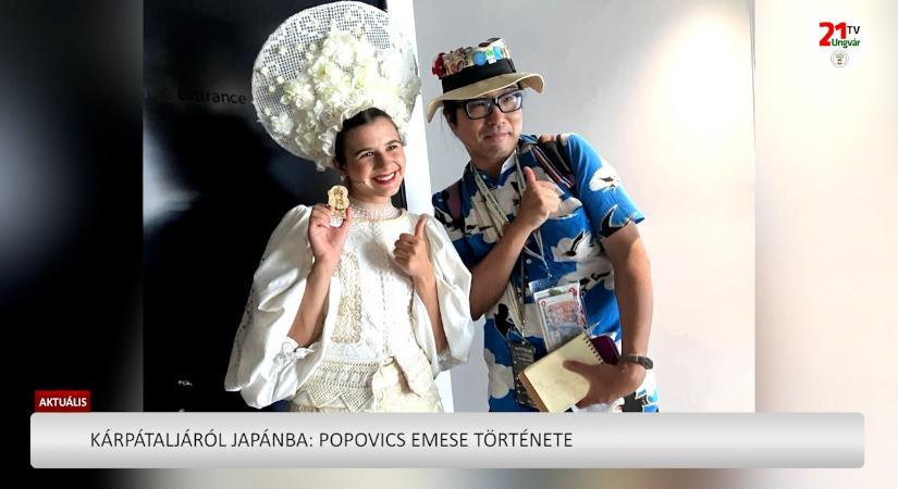 Aktuális (2026.06.29) Kárpátaljáról Japánba: Popovics Emese története (videó)