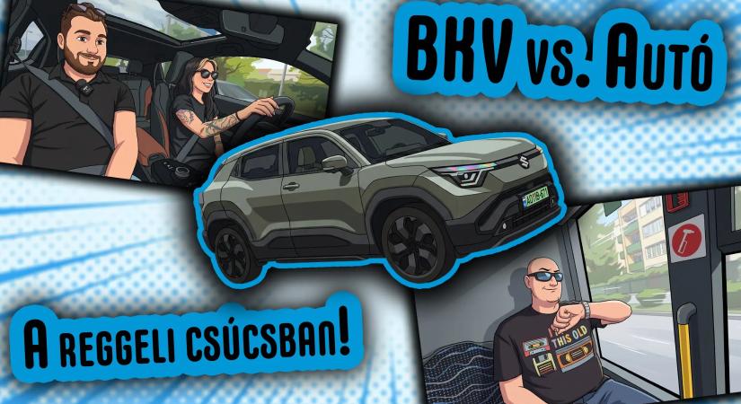 Dugóban is gyorsabb az autó, mint a BKV? Kipróbáltuk a reggeli csúcsban!