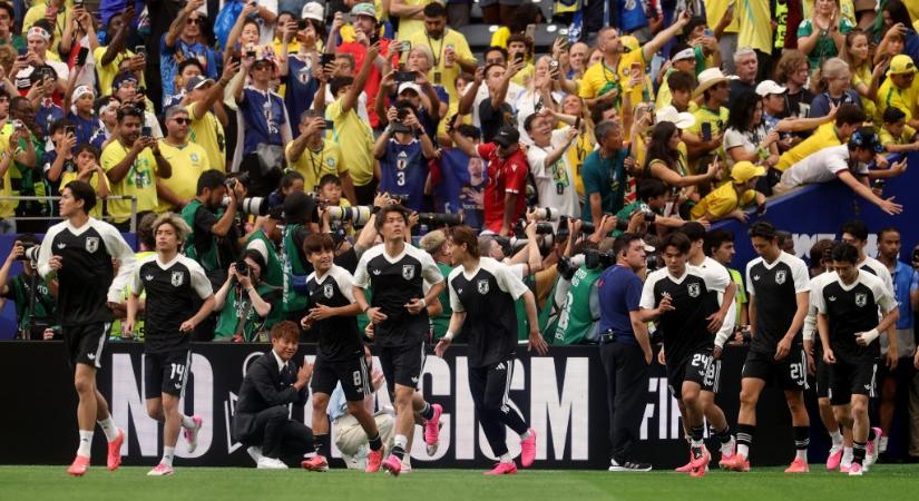 Foci-vb, egyenes kieséses szakasz: Brazília-Japán (élő)